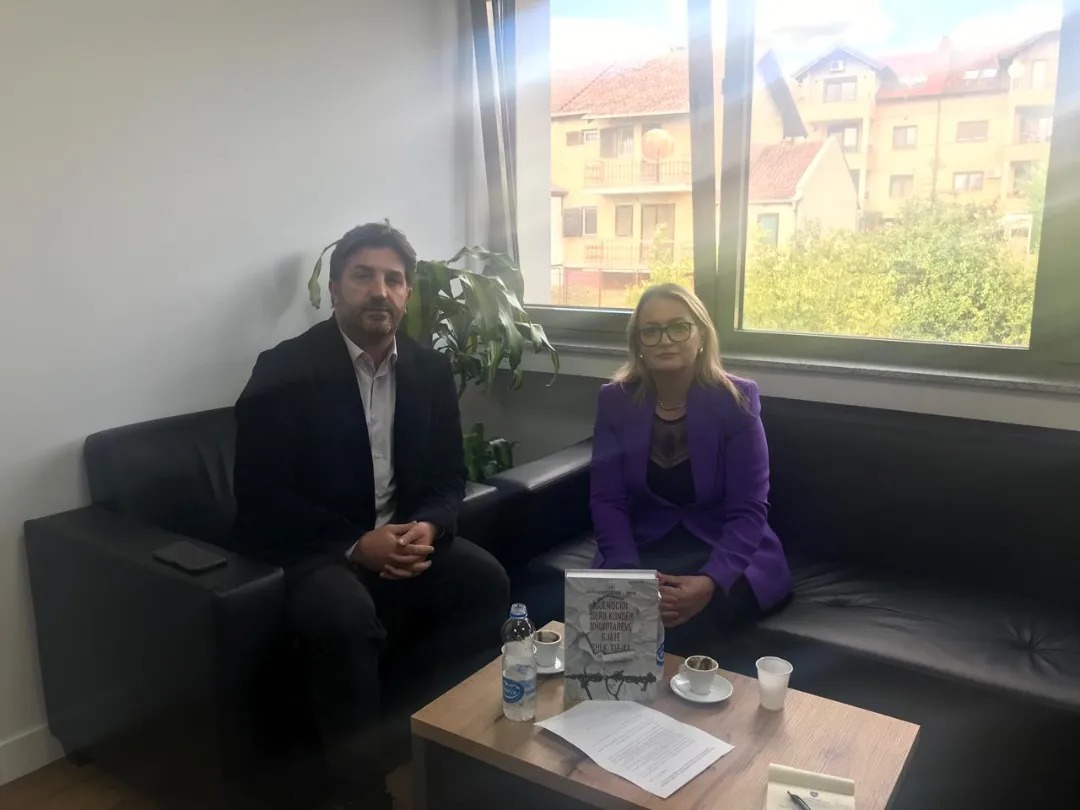 Z. Hetemi, mirëpriti Drejtoreshën e Institutit të Historisë “Ali Hadri”, znj. Teuta Shala – Peli