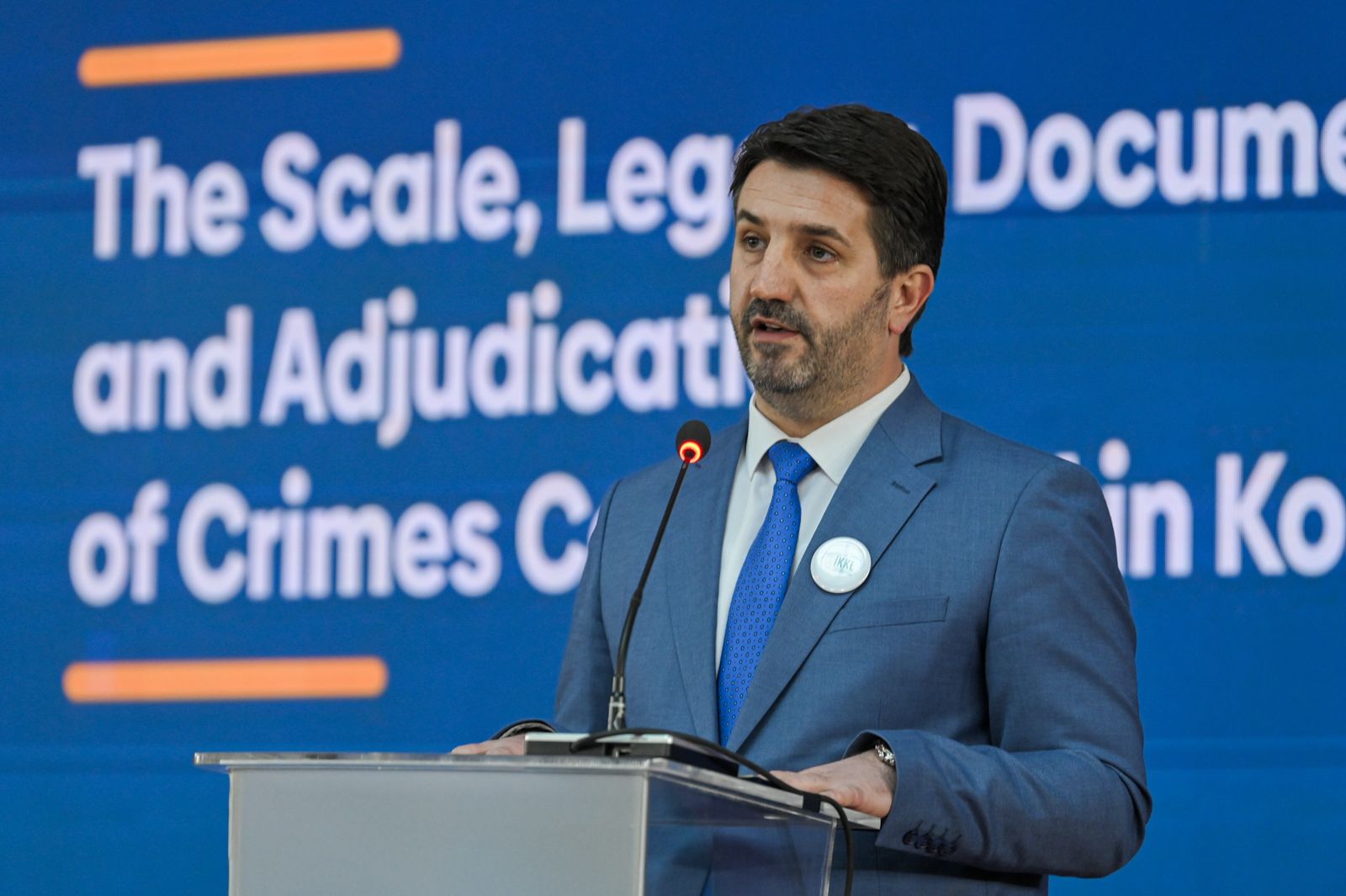 Dr. Atdhe Hetemi at the IKKL Conference: Advancing War Crimes Documentation and Historical Justice