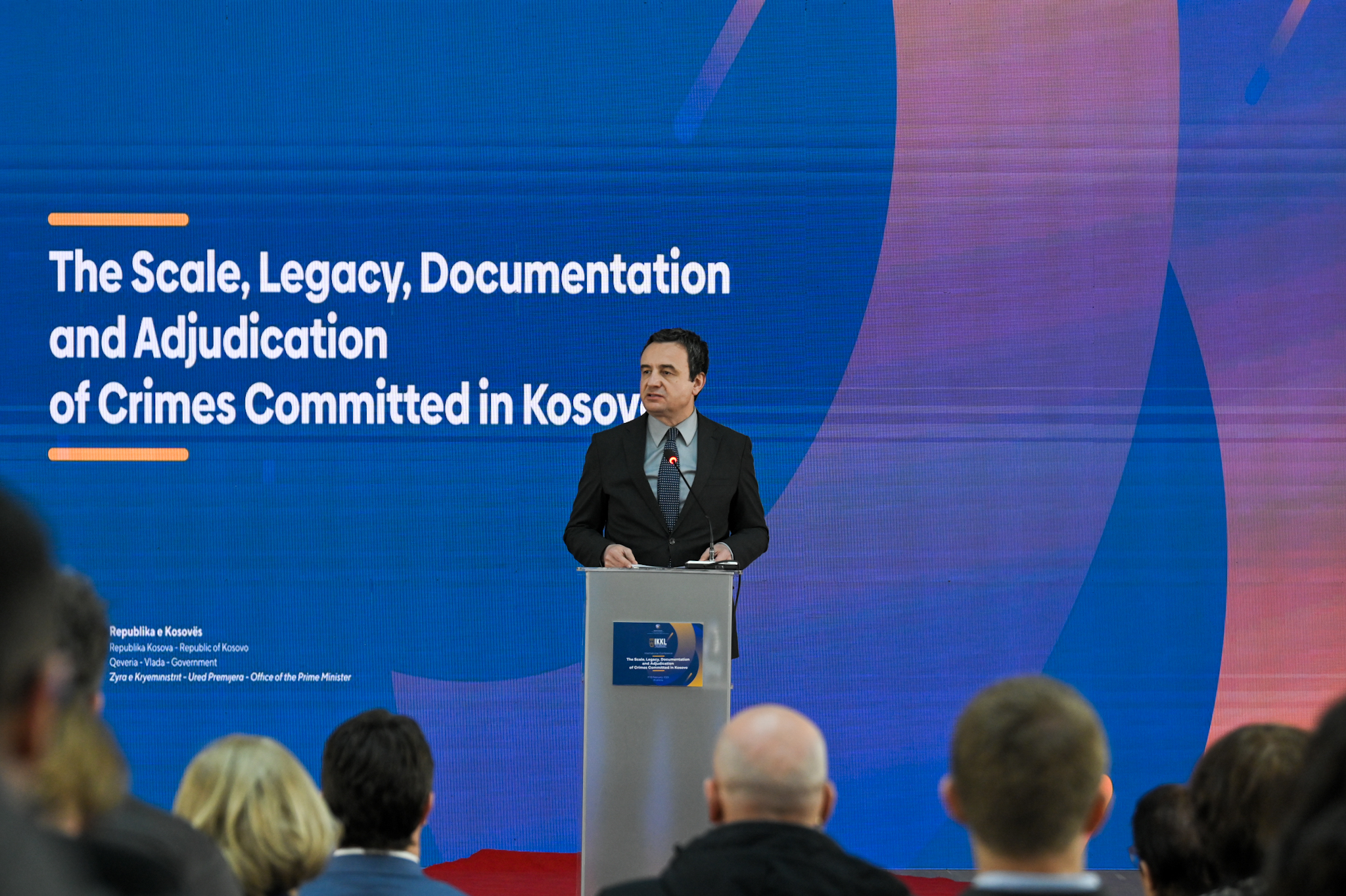Advancing Justice and Accountability: Prime Minister Albin Kurti Opens the IKKL International Conference on War Crimes Documentation