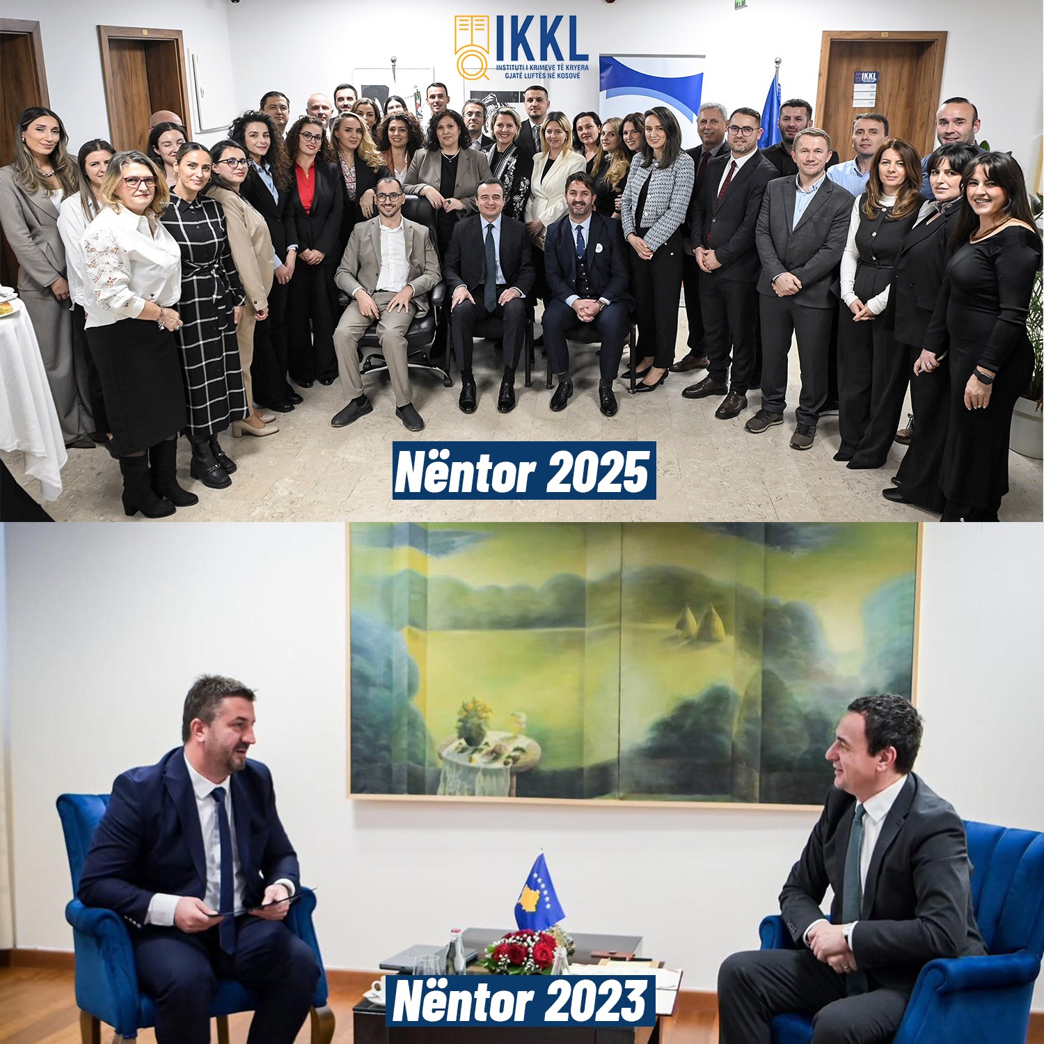 IKKL mirëpriti Kryeministrin e Republikës së Kosovës, z. Albin Kurti, të cilit iu dorëzua raporti i punës për periudhën 8 nëntor 2024 – 9 nëntor 2025.