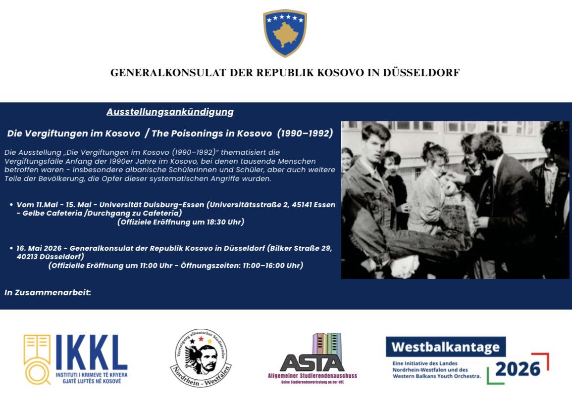 EKSPOZITË – Helmimet në Kosovë (1990)